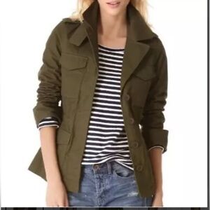 Madewell Military Utility Jacket- Olive Green- Size MEDIUM